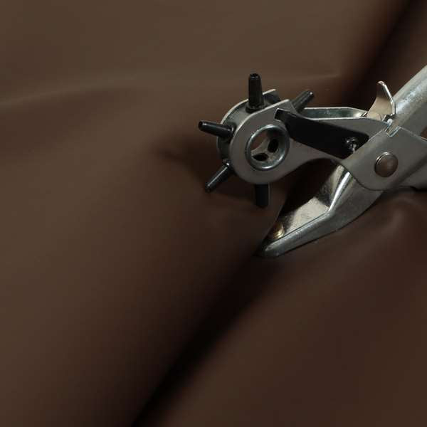 Bologna Eco Leather Bonded Smooth Matt Skin Finish Coffee Brown Colour Upholstery Material