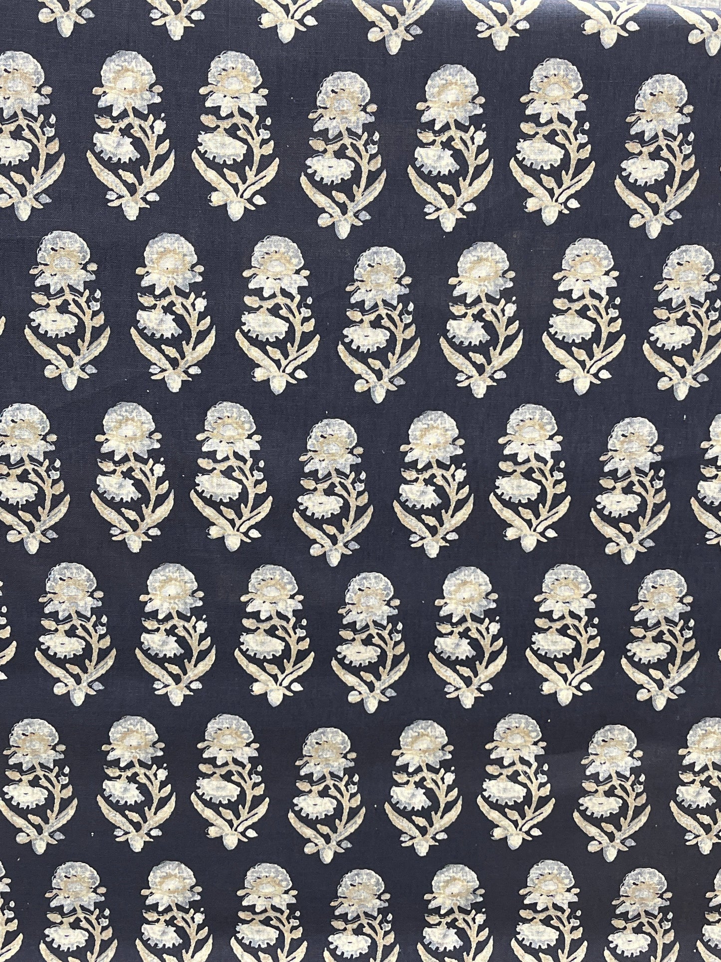 Tonya Floral Midnight Upholstery/Drapery Fabric by Ralph Lauren