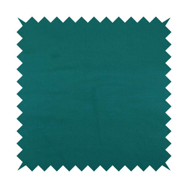 Bhopal Soft Textured Teal Coloured Plain Velour Pile Upholstery Fabric