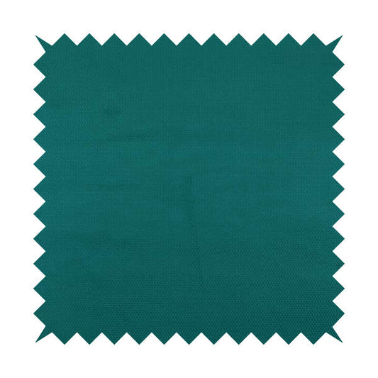 Bhopal Soft Textured Teal Coloured Plain Velour Pile Upholstery Fabric