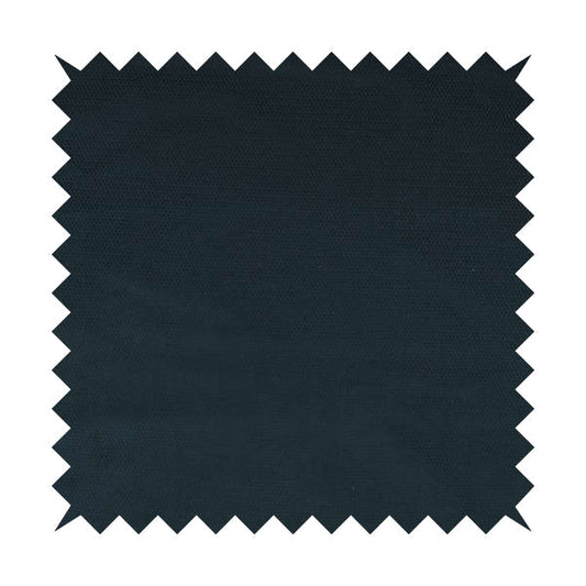 Bhopal Soft Textured Navy Blue Coloured Plain Velour Pile Upholstery Fabric